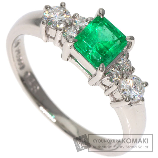 TASAKI Emerald Diamond Ring Platinum PT900 Ladies [Used]