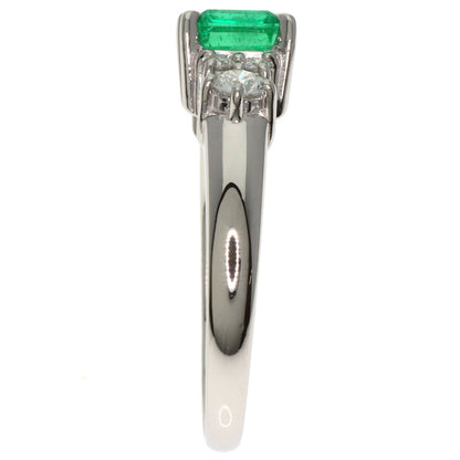 TASAKI Emerald Diamond Ring Platinum PT900 Ladies [Used]