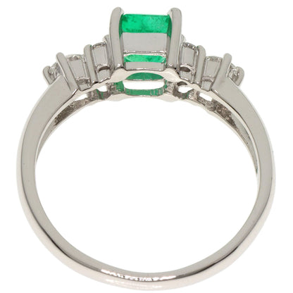 TASAKI Emerald Diamond Ring Platinum PT900 Ladies [Used]