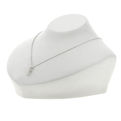 MIKIMOTO Pearl Pearl Necklace K18 White Gold Ladies [Used]