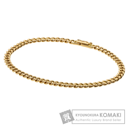Curb chain Kihei Bracelet K18 Yellow Gold  10.8g　Ladies