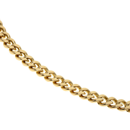 Curb chain Kihei Bracelet K18 Yellow Gold  10.8g　Ladies