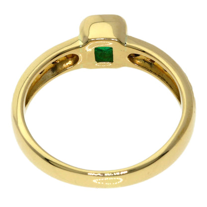TASAKI   Emerald Diamond Ring  K18 Yellow Gold Ladies  [’†ŒÃ]