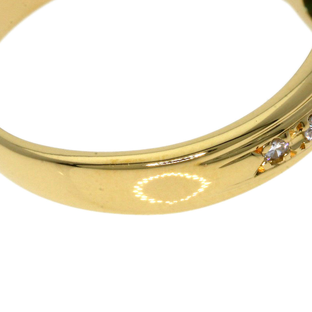 TASAKI   Emerald Diamond Ring  K18 Yellow Gold Ladies  [’†ŒÃ]