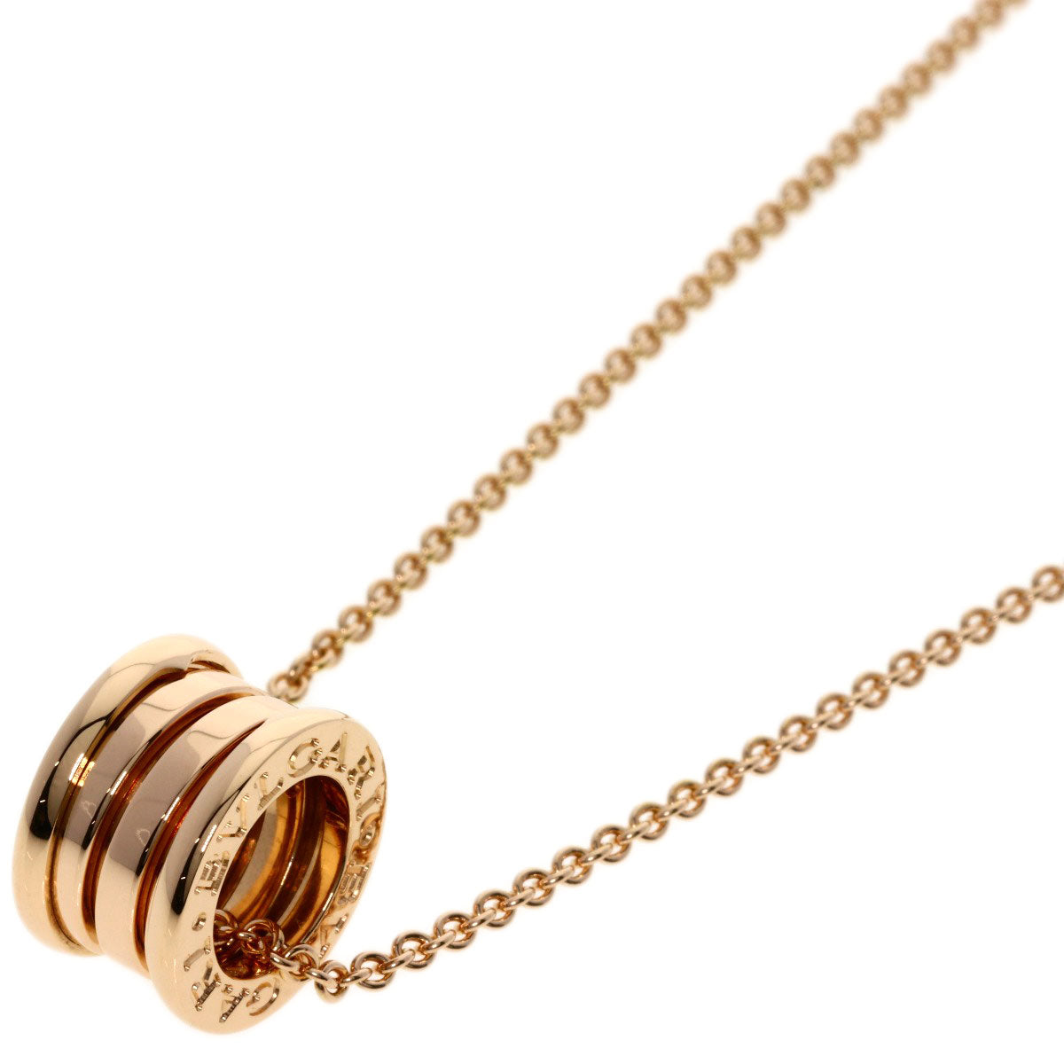 BVLGARI B.zero1 Necklace K18 Pink Gold Ladies [Used]