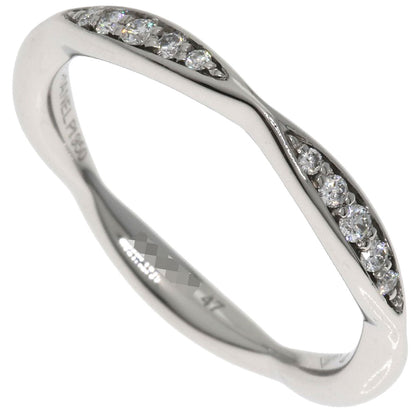 CHANEL Half Eternity Diamond #47 Ring Platinum PT950 Ladies [Used]