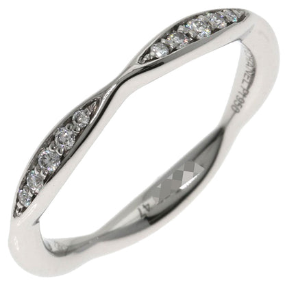 CHANEL Half Eternity Diamond #47 Ring Platinum PT950 Ladies [Used]