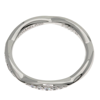 CHANEL Half Eternity Diamond #47 Ring Platinum PT950 Ladies [Used]