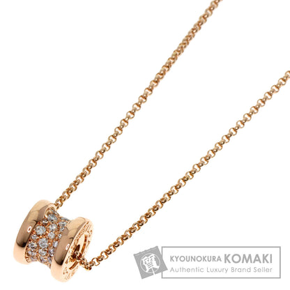 BVLGARI B.zero1 Diamond Necklace K18 Pink Gold Ladies [Used]