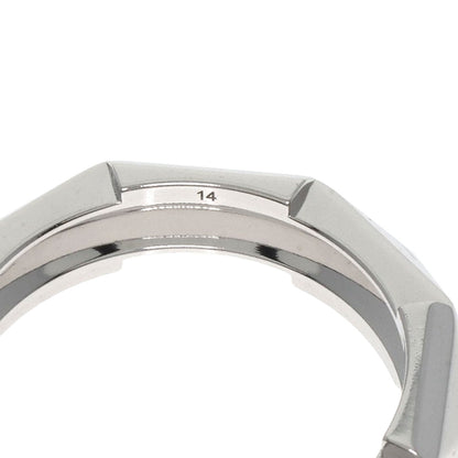 GUCCI Link to Love Studs #14 Ring K18 White Gold Ladies [Used]