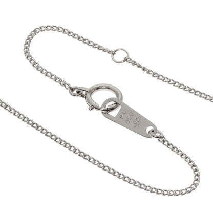 1ct Diamond Necklace Platinum PT900 PT850 6.4g　Ladies