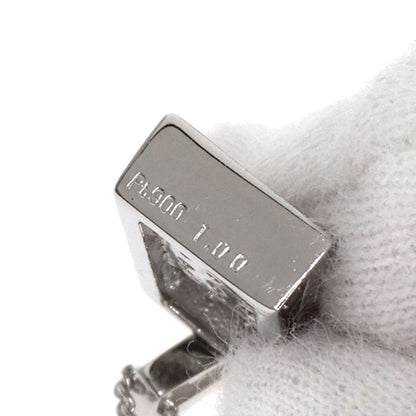 1ct Diamond Necklace Platinum PT900 PT850 6.4g　Ladies