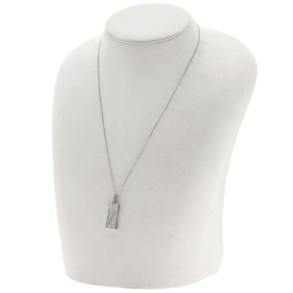 1ct Diamond Necklace Platinum PT900 PT850 6.4g　Ladies