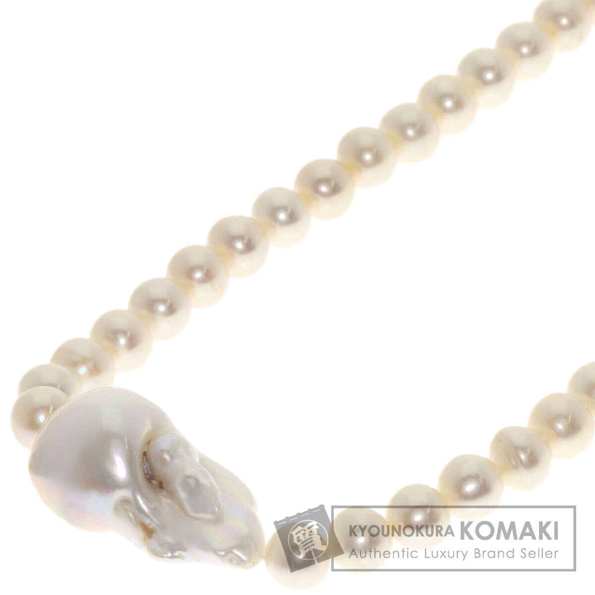 Freshwater Pearl Pearl Necklace Silver 25.9g　Ladies