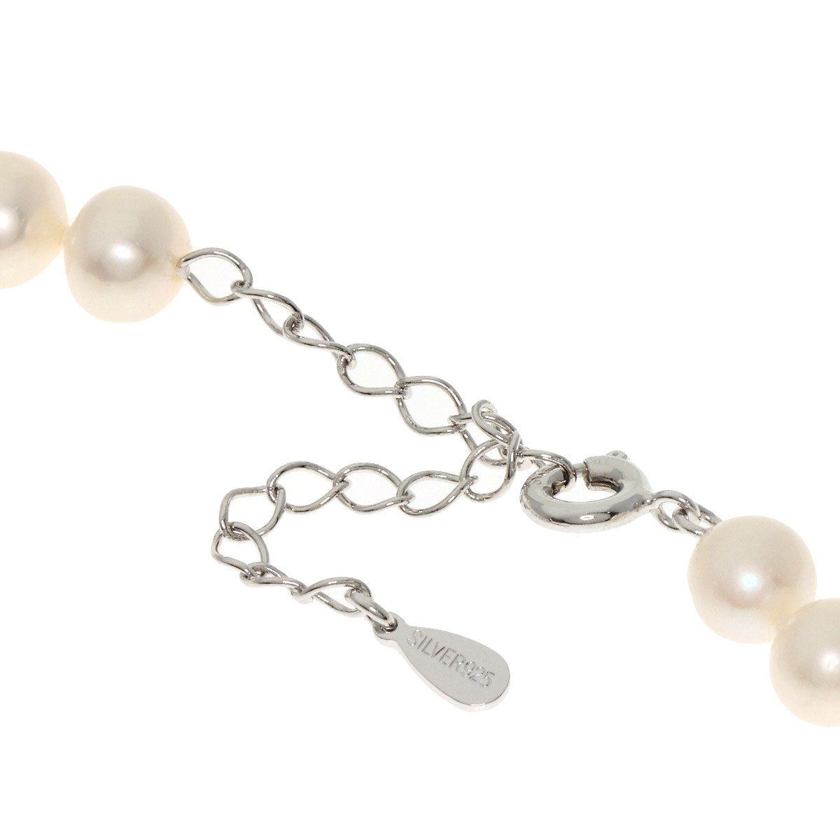 Freshwater Pearl Pearl Necklace Silver 25.9g　Ladies