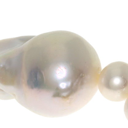 Freshwater Pearl Pearl Necklace Silver 25.9g　Ladies