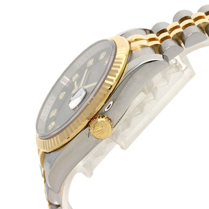 ROLEX DATEJUST 10P Diamond Watches 116233G Stainless Steel/SSxK18YG mens