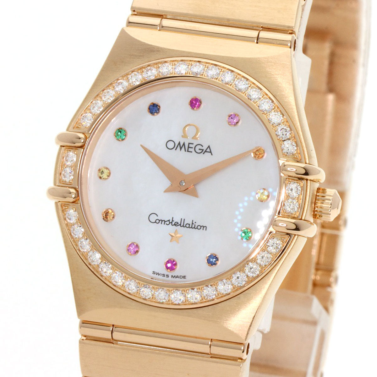 OMEGA Constellation Diamond Iris Watches 1158.79.00 K18 Pink Gold/18K Pink Gold Ladies