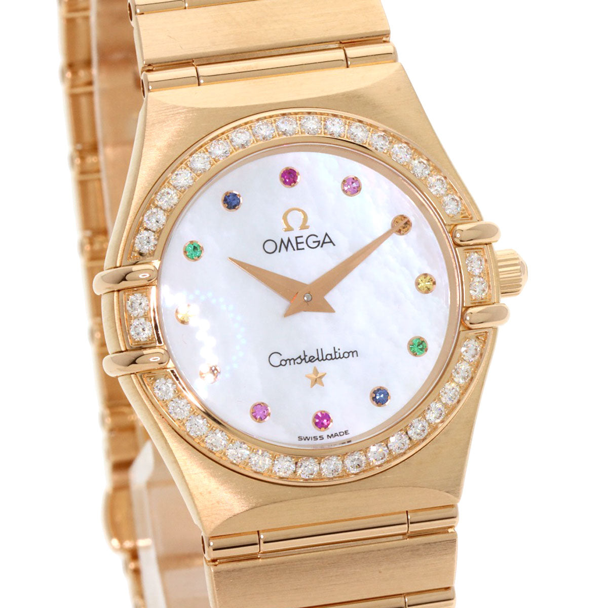 OMEGA Constellation Diamond Iris Watches 1158.79.00 K18 Pink Gold/18K Pink Gold Ladies