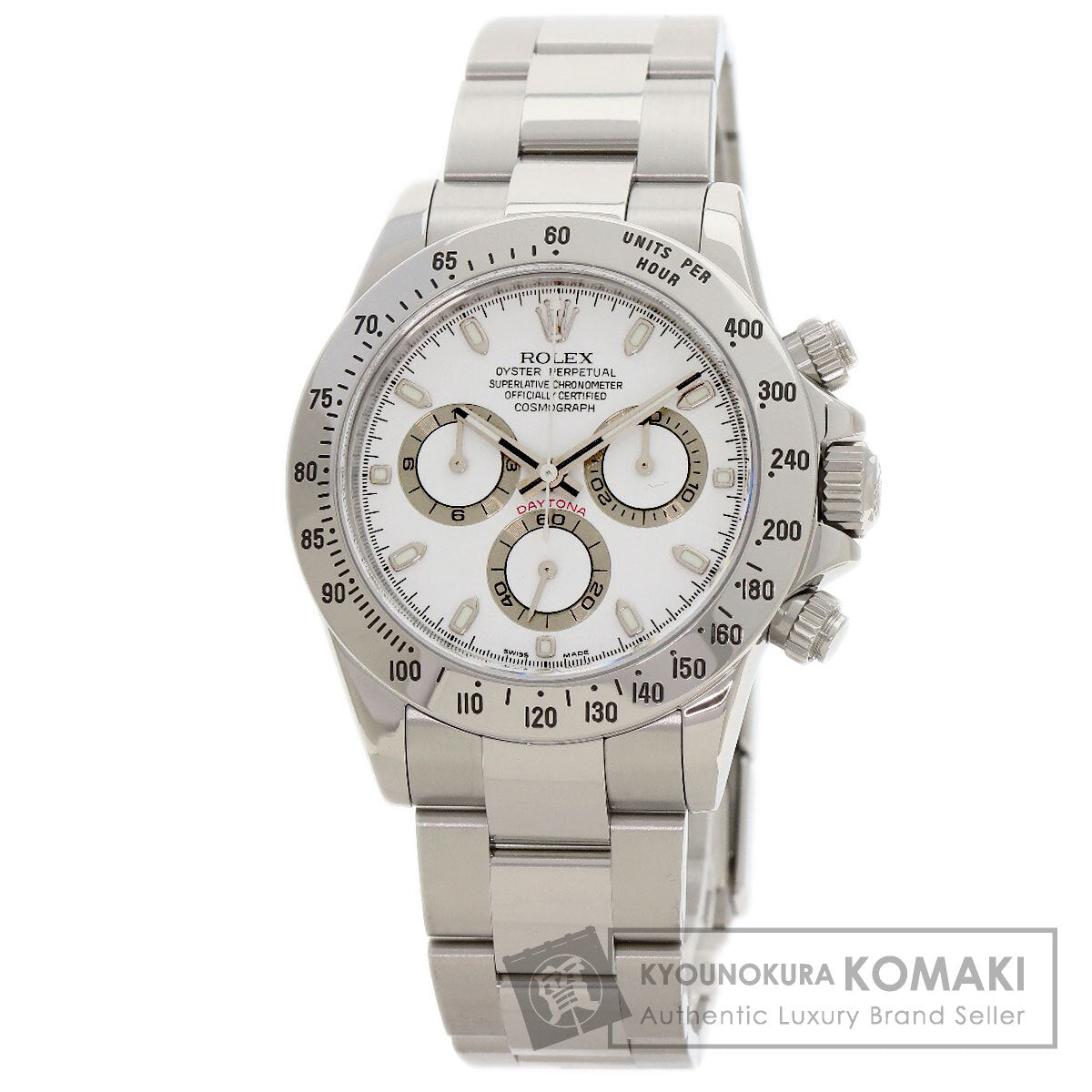 ROLEX Cosmograph Daytona Watches 116520 Stainless Steel/Stainless Steel mens