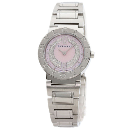 BVLGARI BVLGARI BVLGARI Diamond Watches BB26C2SS/DN Stainless Steel/Stainless Steel Ladies
