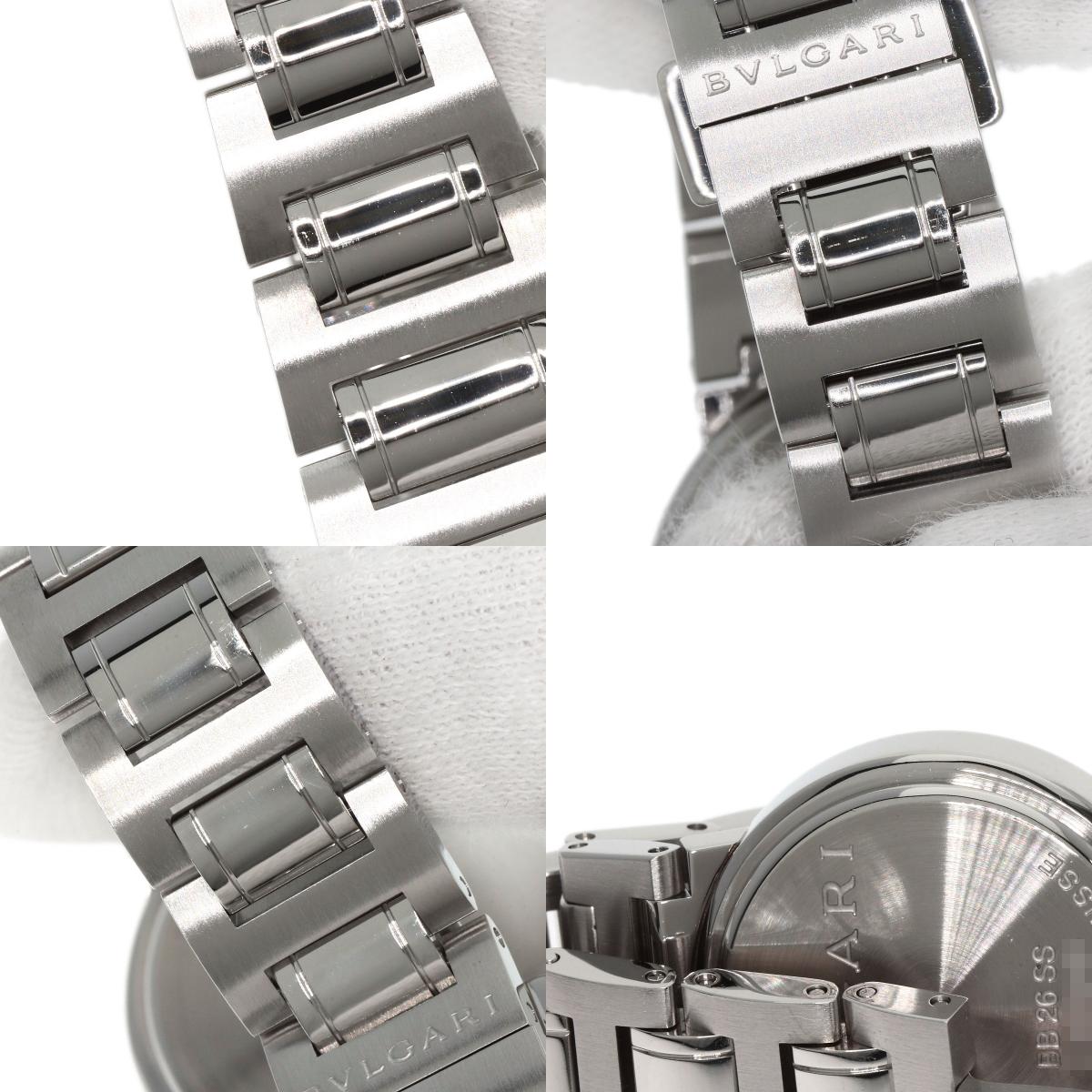 BVLGARI BVLGARI BVLGARI Diamond Watches BB26C2SS/DN Stainless Steel/Stainless Steel Ladies