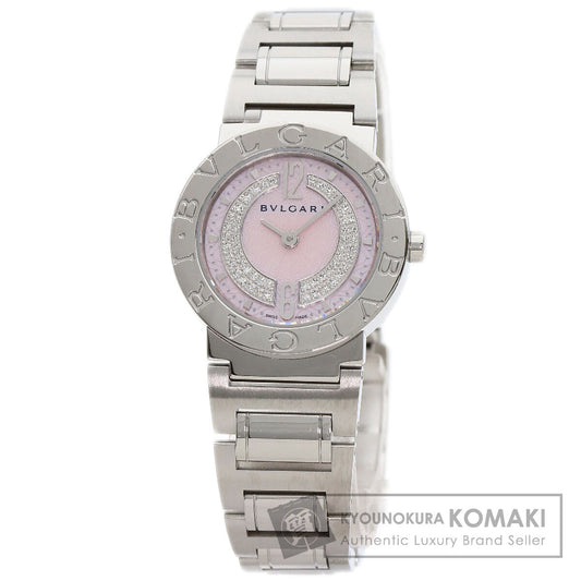 BVLGARI BVLGARI BVLGARI Diamond Watches BB26C2SS/DN Stainless Steel/Stainless Steel Ladies