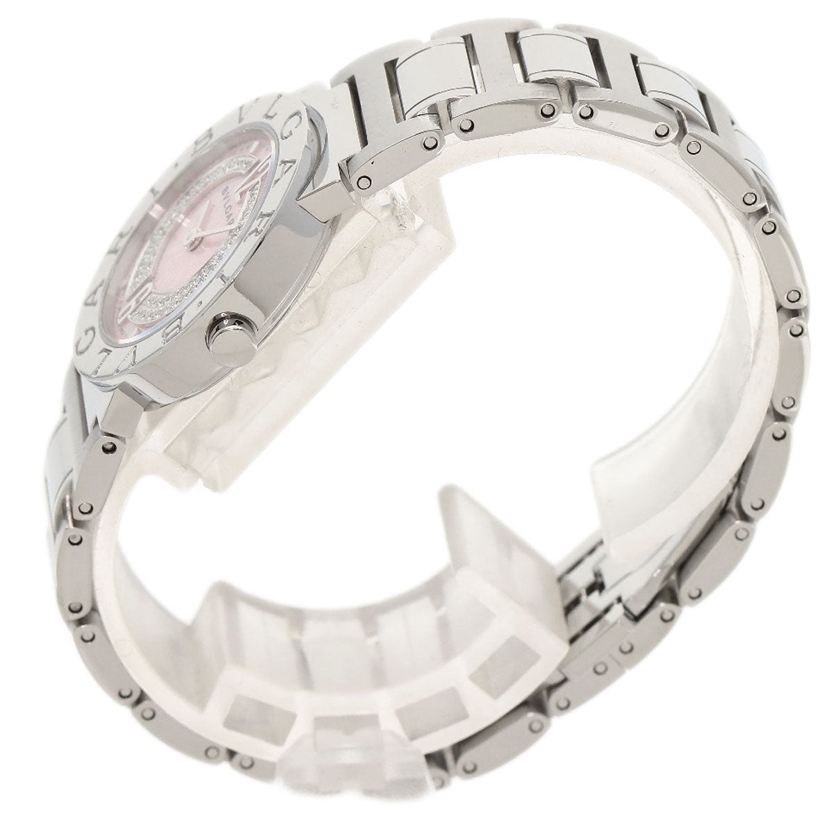 BVLGARI BVLGARI BVLGARI Diamond Watches BB26C2SS/DN Stainless Steel/Stainless Steel Ladies