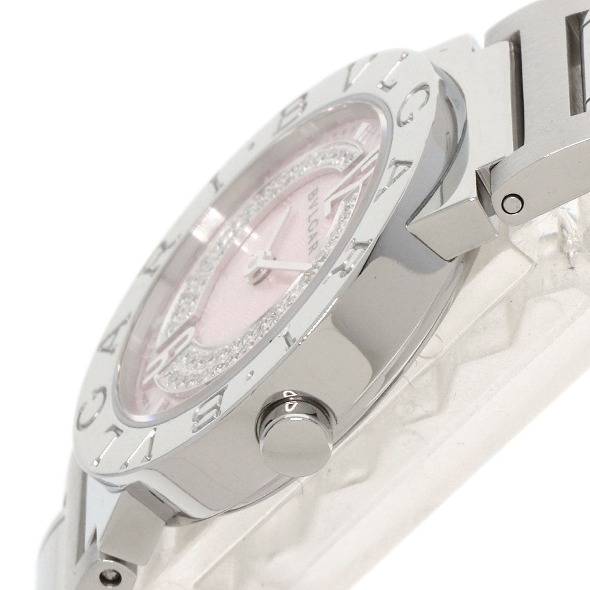 BVLGARI BVLGARI BVLGARI Diamond Watches BB26C2SS/DN Stainless Steel/Stainless Steel Ladies