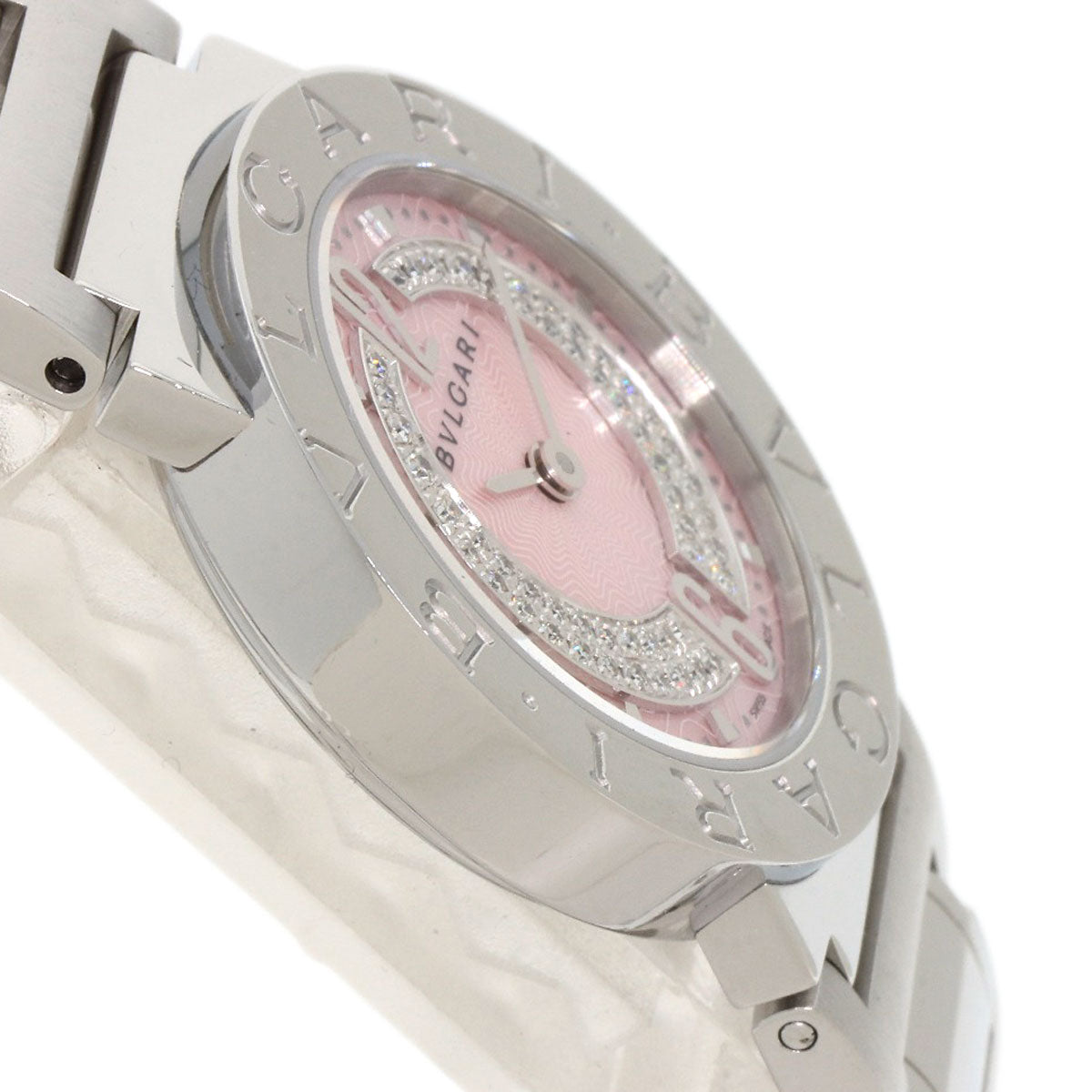 BVLGARI BVLGARI BVLGARI Diamond Watches BB26C2SS/DN Stainless Steel/Stainless Steel Ladies