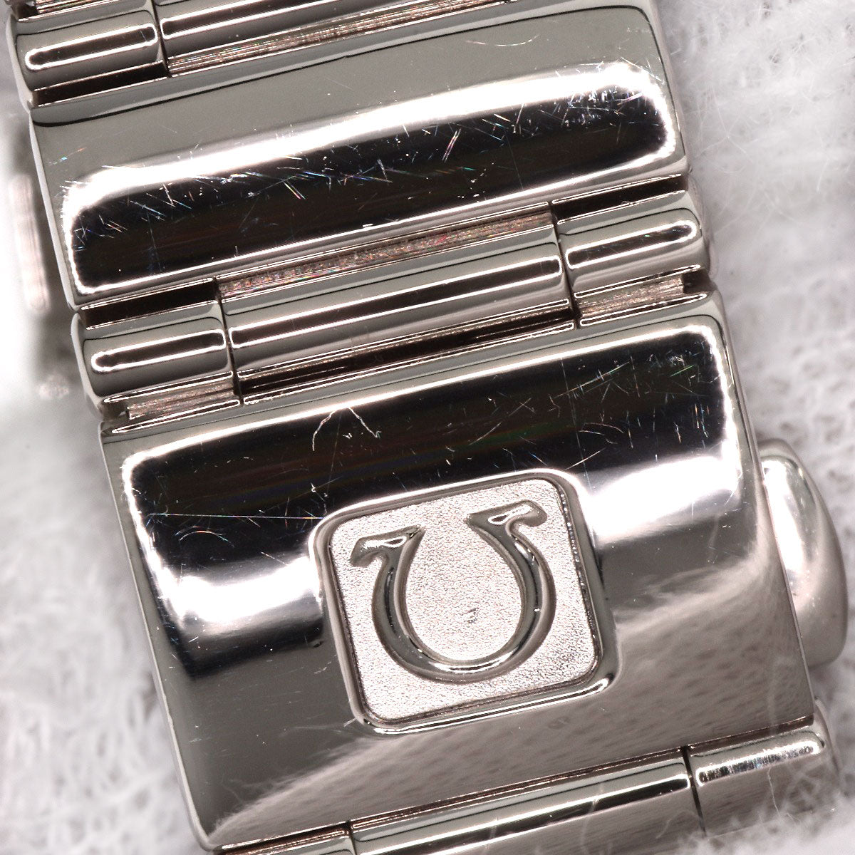 OMEGA Constellation Mini Diamond Blue Shell Watches 1165.77 K18 White Gold/K18 White Gold Ladies