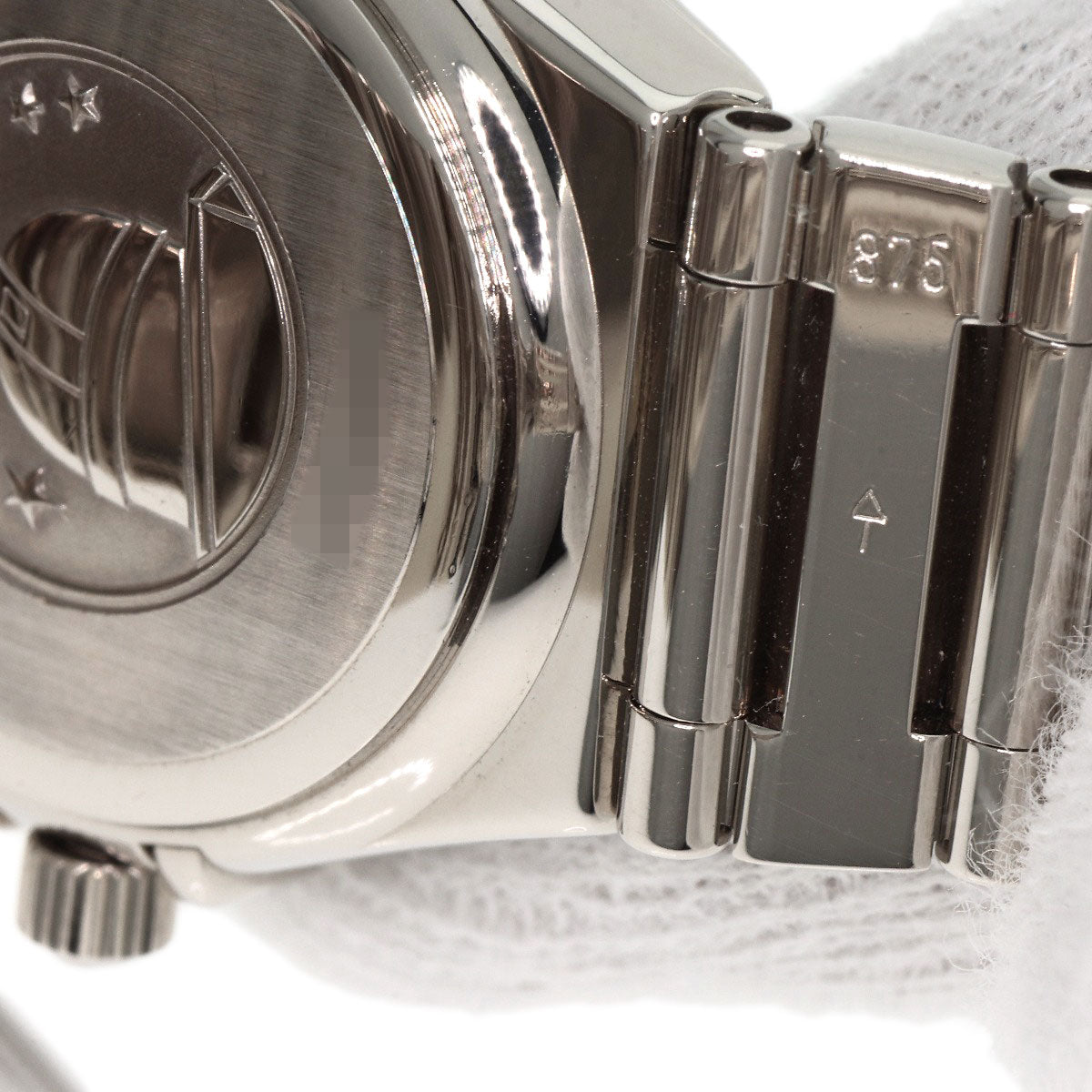 OMEGA Constellation Mini Diamond Blue Shell Watches 1165.77 K18 White Gold/K18 White Gold Ladies