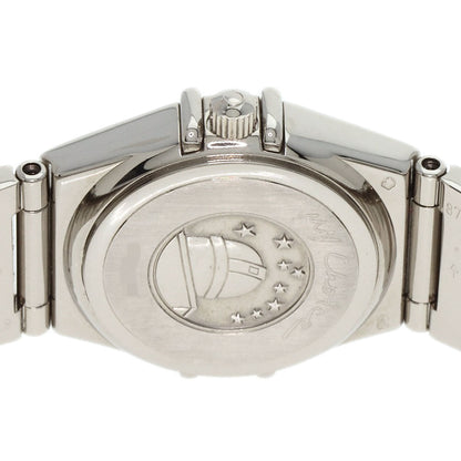 OMEGA Constellation Mini Diamond Blue Shell Watches 1165.77 K18 White Gold/K18 White Gold Ladies