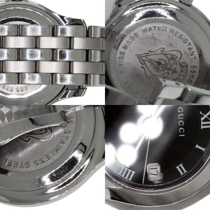 GUCCI Round face Watches 5500M Stainless Steel/Stainless Steel mens