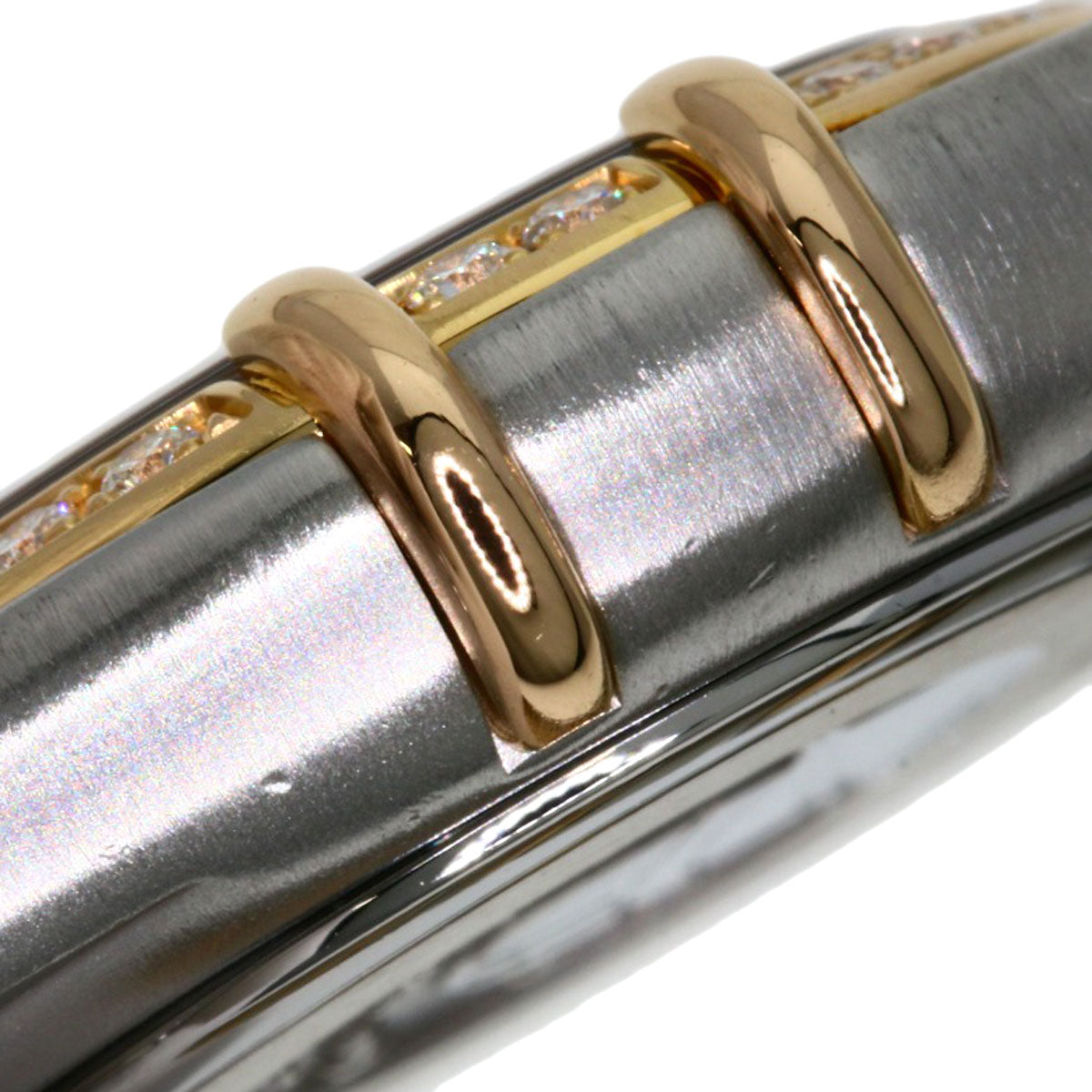 OMEGA Constellation 12P Bezel Diamond Watches 1358.60 Stainless Steel/SSxK18PG Ladies