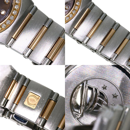 OMEGA Constellation 12P Bezel Diamond Watches 1358.60 Stainless Steel/SSxK18PG Ladies