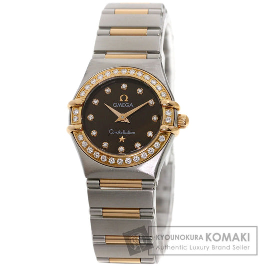 OMEGA Constellation 12P Bezel Diamond Watches 1358.60 Stainless Steel/SSxK18PG Ladies