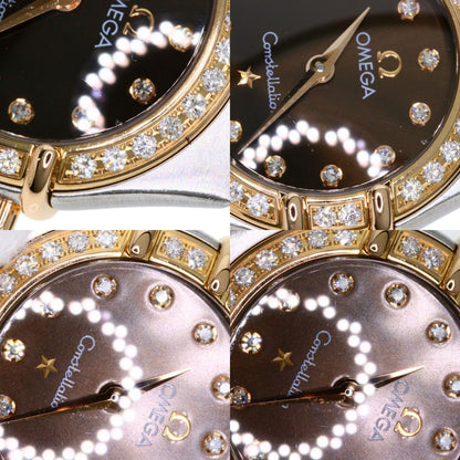 OMEGA Constellation 12P Bezel Diamond Watches 1358.60 Stainless Steel/SSxK18PG Ladies