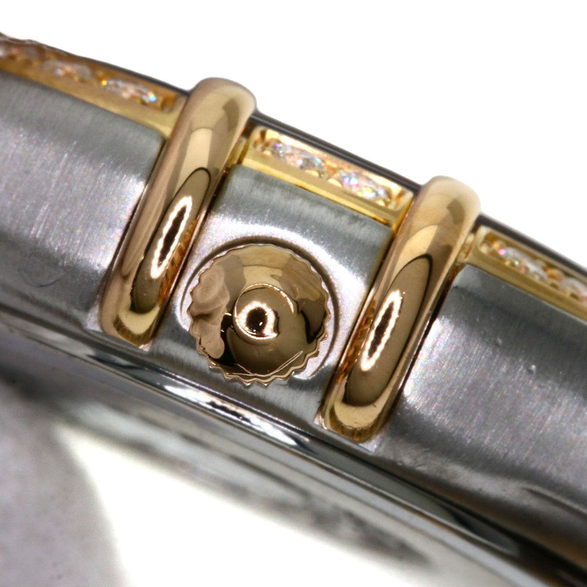 OMEGA Constellation 12P Bezel Diamond Watches 1358.60 Stainless Steel/SSxK18PG Ladies