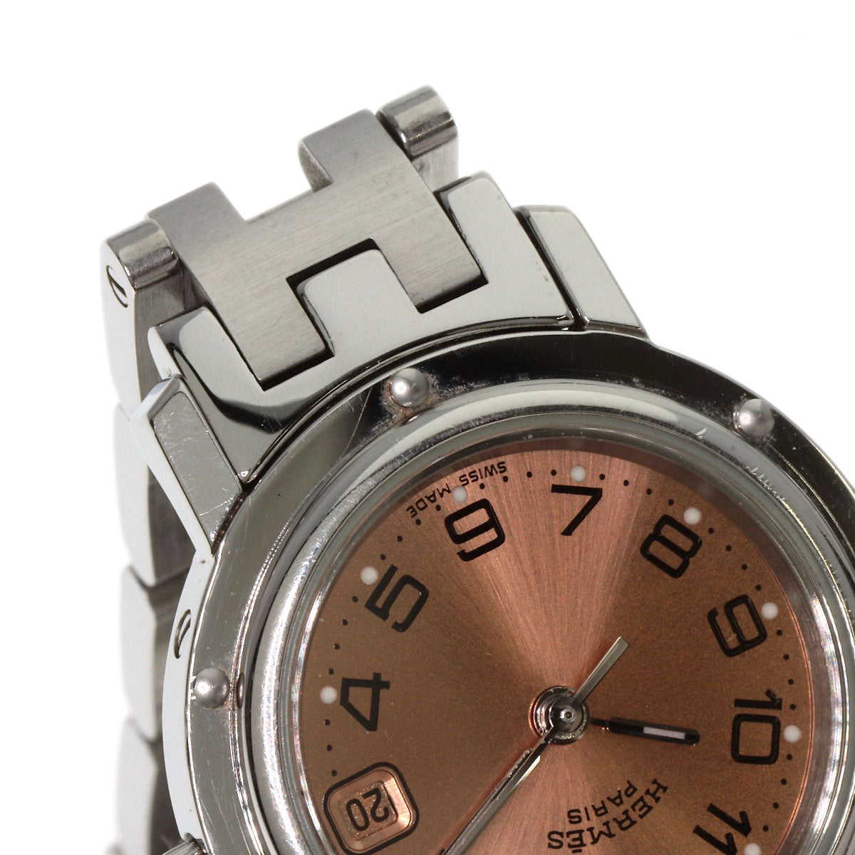 HERMES Clipper Watches CL4.210 Stainless Steel/Stainless Steel Ladies