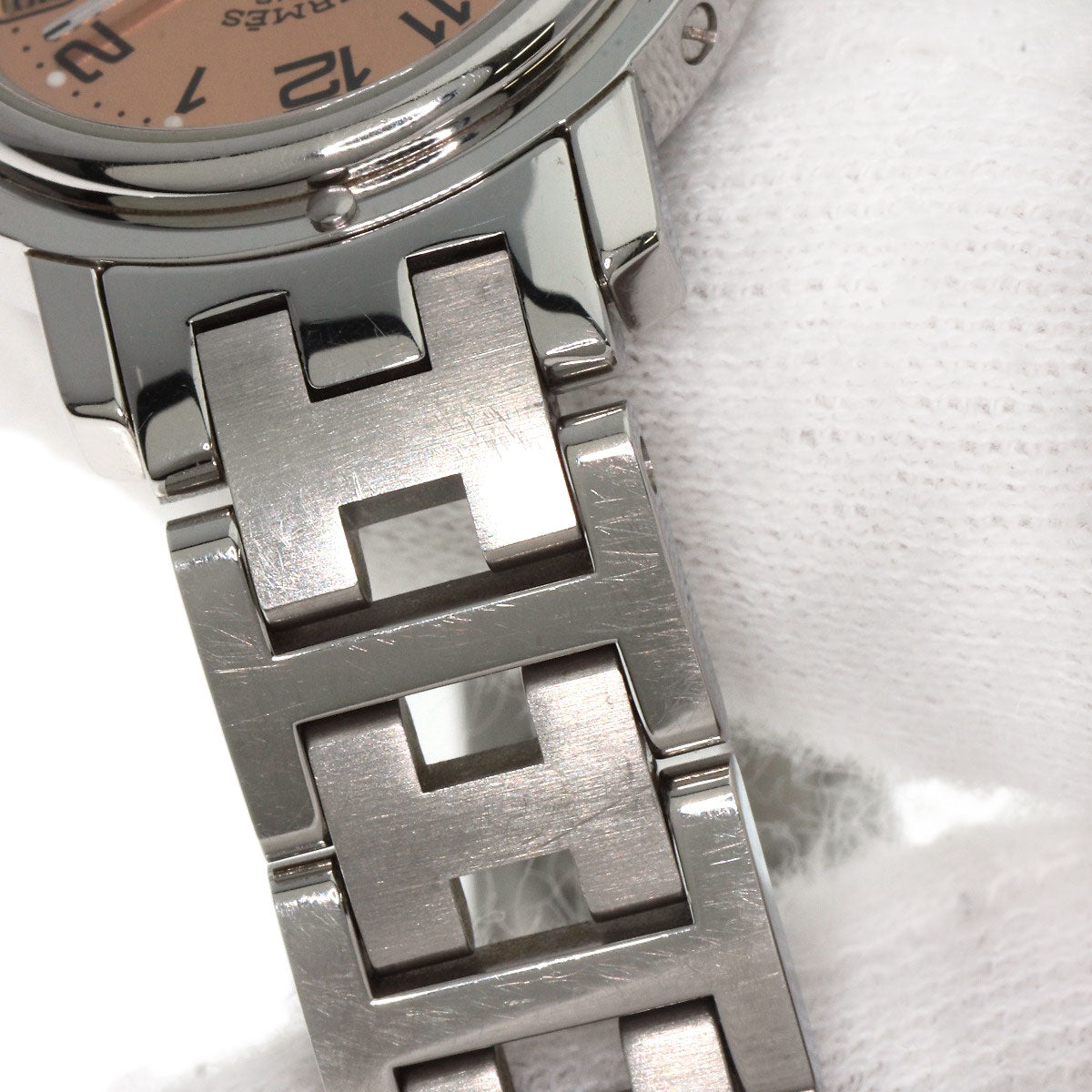 HERMES Clipper Watches CL4.210 Stainless Steel/Stainless Steel Ladies