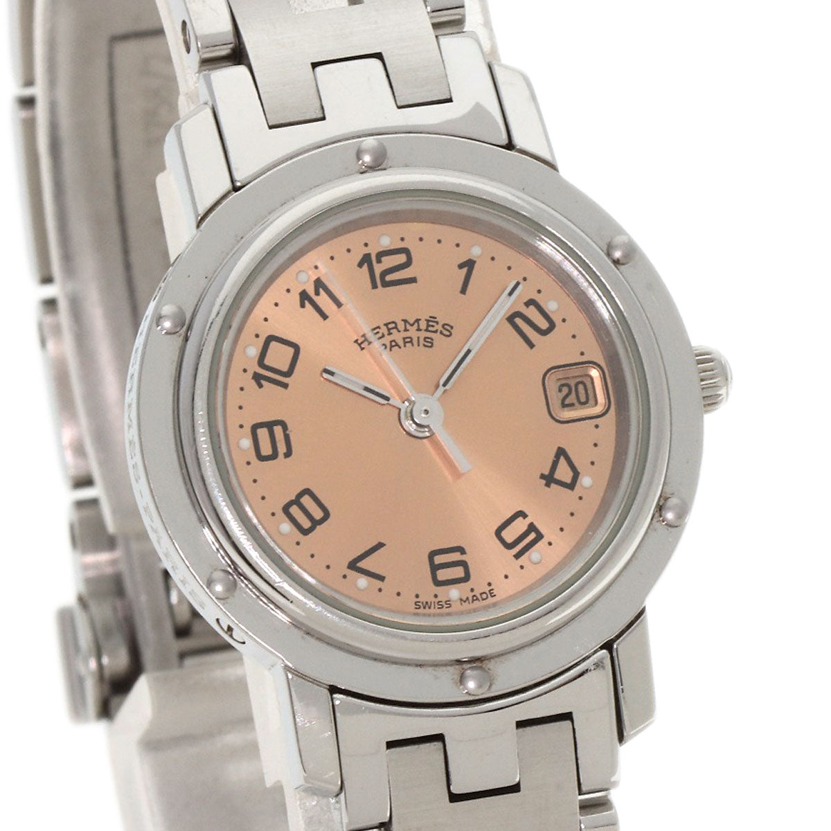 HERMES Clipper Watches CL4.210 Stainless Steel/Stainless Steel Ladies