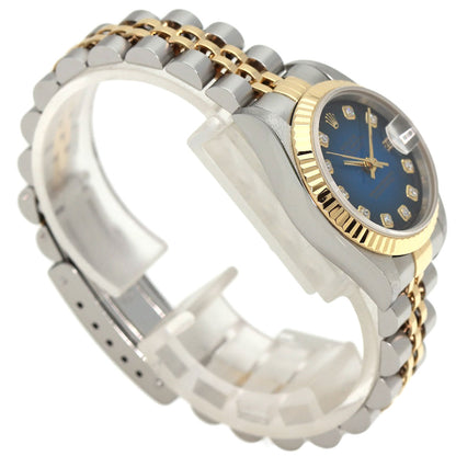 ROLEX DATEJUST 10P Diamond Watches 69173G Stainless Steel/SSxK18YG Ladies