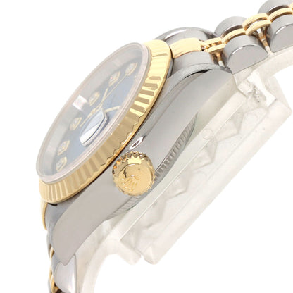 ROLEX DATEJUST 10P Diamond Watches 69173G Stainless Steel/SSxK18YG Ladies