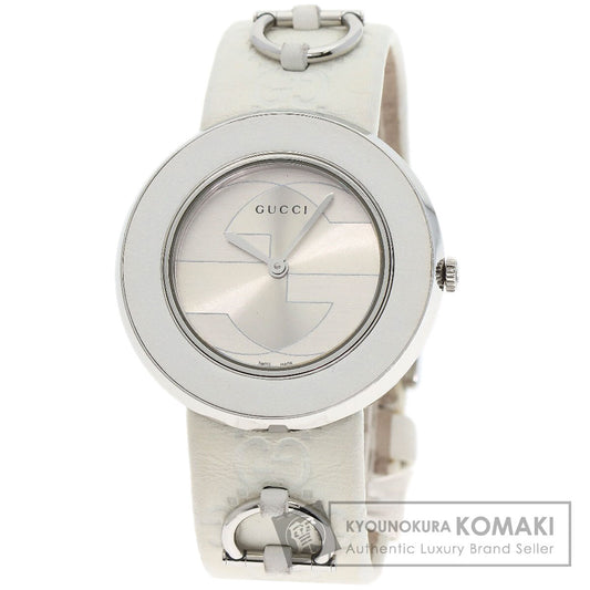 GUCCI You play Watches 129.4 Stainless Steel/Leather mens