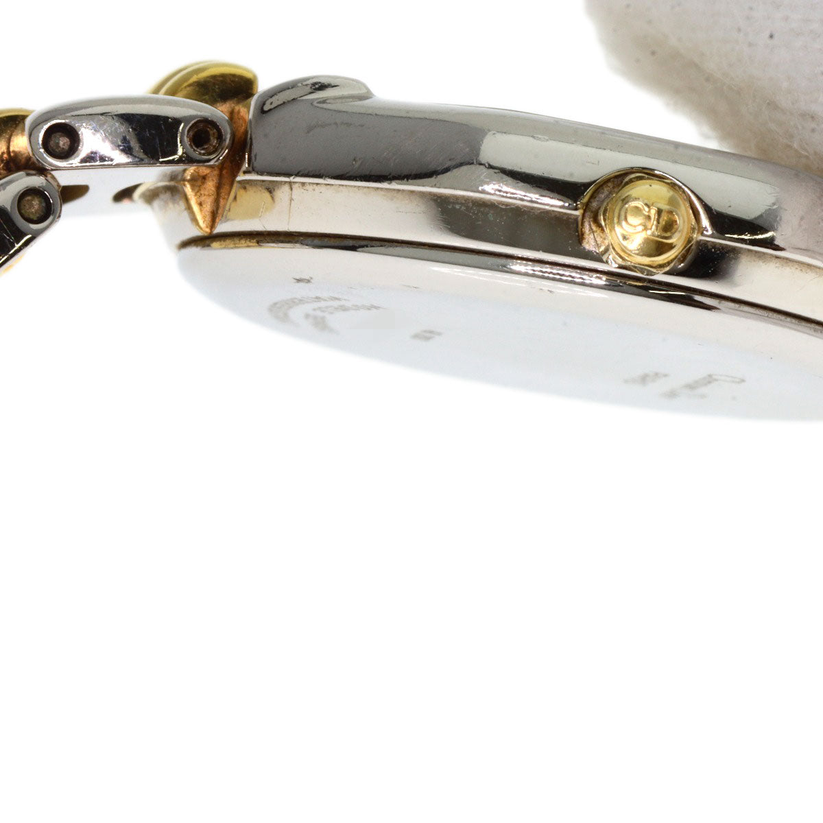 CHRISTIAN DIOR Octagon Watches D48-203 Stainless Steel/SSxGP Ladies