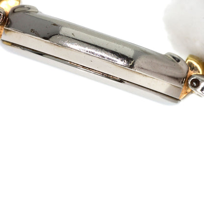 CHRISTIAN DIOR Octagon Watches D48-203 Stainless Steel/SSxGP Ladies