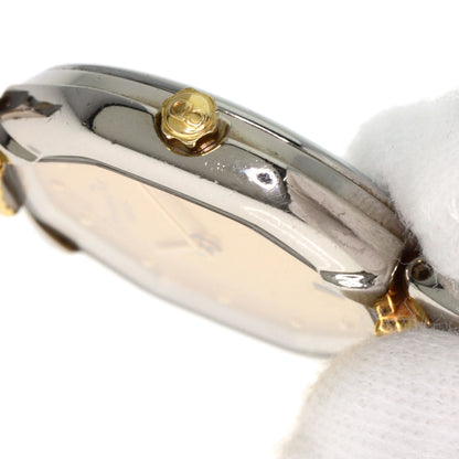 CHRISTIAN DIOR Octagon Watches D48-203 Stainless Steel/SSxGP Ladies