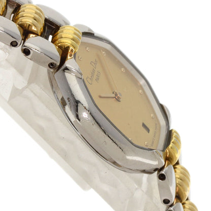 CHRISTIAN DIOR Octagon Watches D48-203 Stainless Steel/SSxGP Ladies