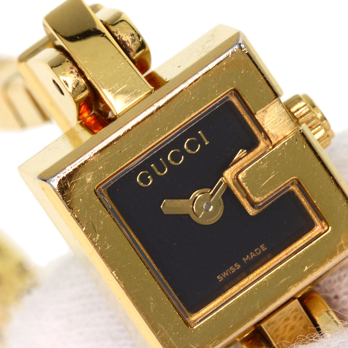 GUCCI G mini Watches 102 Gold Plated/Gold Plated Ladies